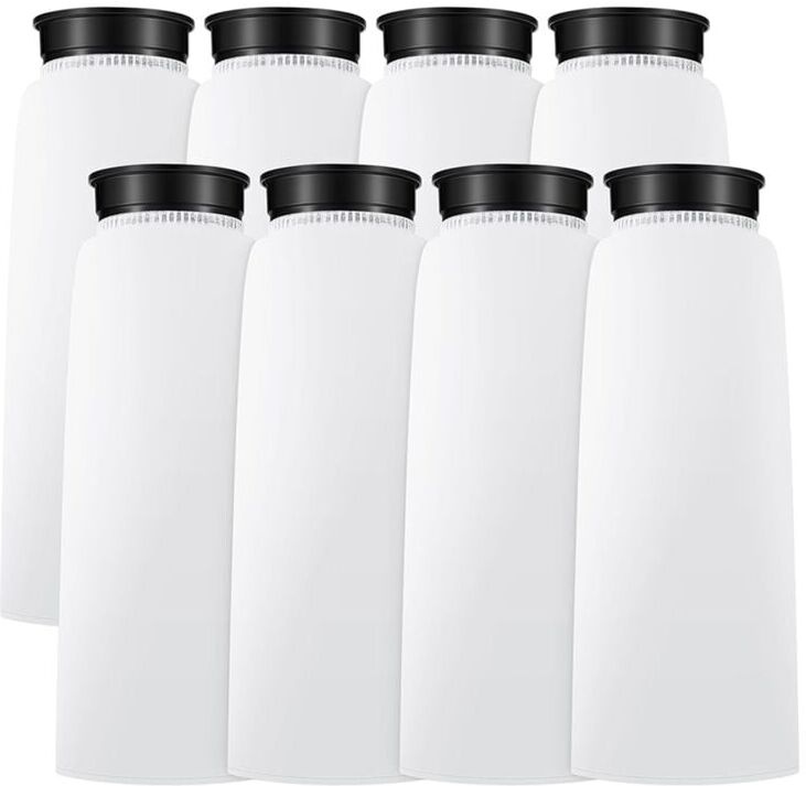 TLILY 8 Pcs 2.75x10 Inches Filter Socks Aquarium Bags with Rim 200um for Saltwater Ponds Sumps Overflow