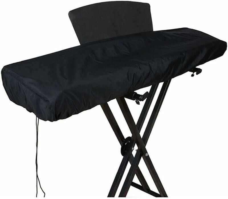 AlwaysH88 Key Electronic Piano Keyboard Dust Cover, Dustproof 88 Keyboard Digital Piano Covers, Polyester and Spandex with Built-in Bag Elastic Cord