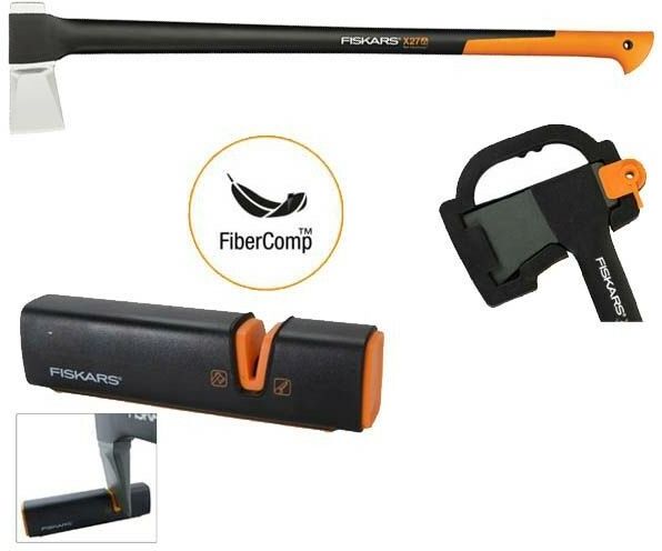 Fiskars - X27 122503 Splitting Axe Anti Shock FSK122503 Sharpening Tool FSK120740