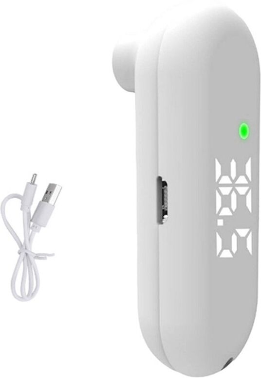 Tlily - Forehead Thermometer Mini usb Termometer Digital Baby Monitor Body Temperature Children's Infrared Fever Meter-White
