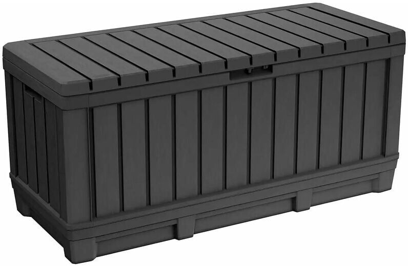 Kentwood Outdoor Garden Storage Box 350L - Graphite - Keter