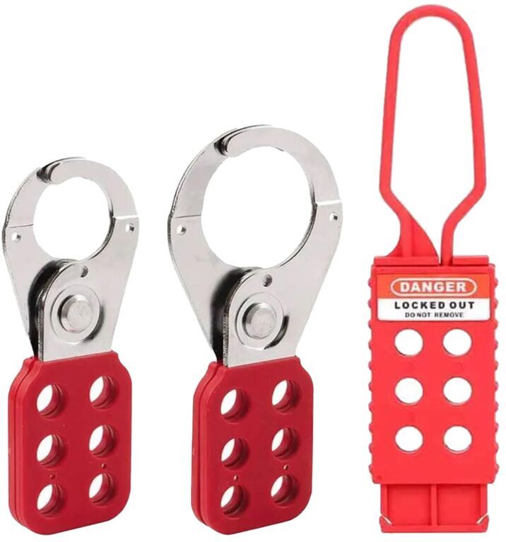Tlily - Lockout Tagout Hasp Set - Lock Out Tag Padlock Holder Camlock Safety