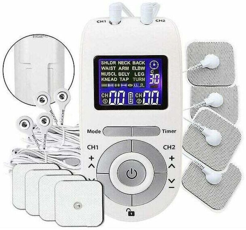 TONCHEAN Other Specialized Tools,12 Modes Tens Physical Therapy Instrument,AB Dual Channel Output,Adult Digital Physical Therapy Instrument,Low Frequency