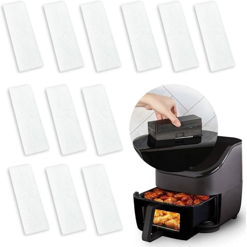 COOCHEER 12 Pack Replacement Filters for Vortex Plus 6QT Instant Air Fryer with ClearCook and OdorErase,