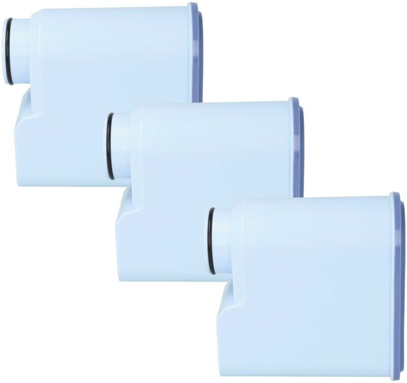 Vhbw - 3x Water Filter compatible with Philips series 5000 EP5335/10, EP5334/10 Coffee Machine, Espresso Machine - Light Blue