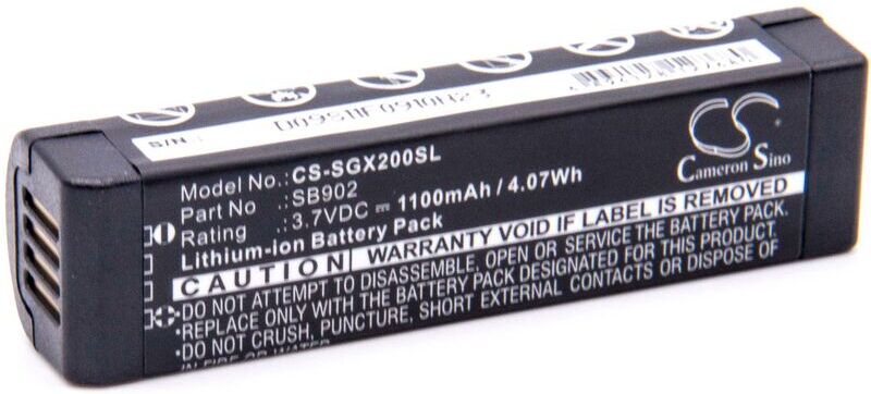 Vhbw - Battery Replacement for Shure SB902, SB902A for Digital Wireless System (1100mAh, 3.7V, Li-Ion)