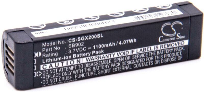 Replacement Battery compatible with Shure MXW2/BETA58, MXW2/SM58 Digital Wireless System (1100mAh, 3.7V, Li-Ion) - Vhbw