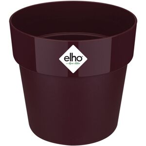 Elho Plant Pot Flower Pot Recycled Recyclable Plastic Mint Peach Mulberry Round Frost-Resistant Size Choice Colour Choice maulbeere/2,9 Liter (de)