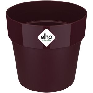 Elho Plant Pot Flower Pot Recycled Recyclable Plastic Mint Peach Mulberry Round Frost-Resistant Size Choice Colour Choice maulbeere/21,9 Liter (de)