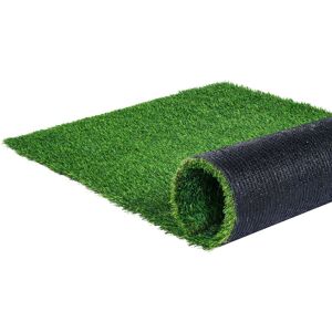 VEVOR Artifical Grass, 4 x 6 ft Rug Green Turf, 1.38'Fake Door Mat Outdoor Patio Lawn Decoration, Easy to Clean with Drainage Holes, Perfect For