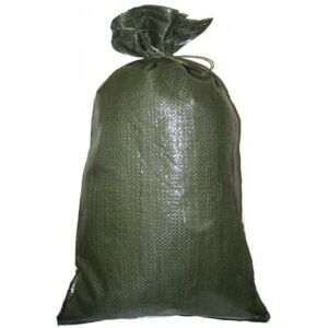 Yuzet - 75 Green Sandbag Polypropylene Woven uv Proof Rot Proof- Empty - Green