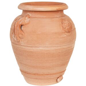 Biscottini - Terracotta pot for plants Outdoor and indoor jar Vinsanto jar Flower pots Jar with handles Garden decoration