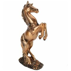 Rose - 18 31.5cm Flying Junma Home Decoration Durable Desktop Decoration (Bronze Horse)