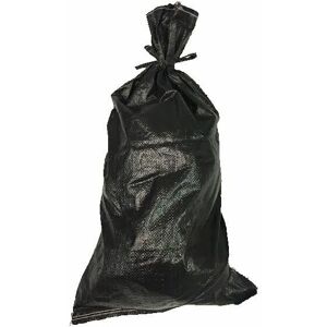 Yuzet - 50 Black Sandbag Polypropylene Woven uv Proof Rot Proof- Empty - Black