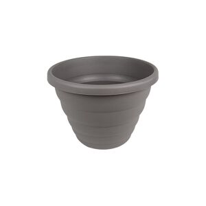 Viss - Beehive 48cm Round Plant Pot in Cement Grey