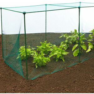 GARDENSKILL Build-a-Cage Fruit & Veg Cage with Bird Net - 1m x 1m x 1.25m high