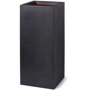 ROYALTON Capi Planter Urban Smooth Rectangle 36 x 79 cm Black