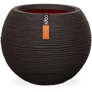 ROYALTON Capi Vase Nature Rib Ball 62x48 cm Black KBLR271