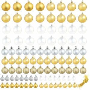 Berkfield Home - Christmas Balls 100 pcs Silver/Gold