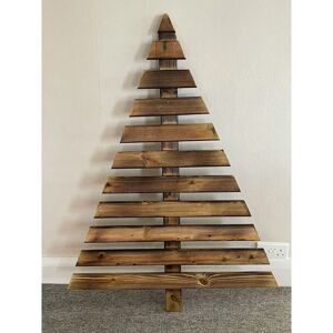 Churnet Valley Garden Furniture Ltd - Decorative Wooden Christmas Tree - L5 x W90 x H120 cm