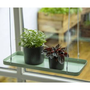 BERKFIELD HOME Esschert Design Hanging Plant Tray Rectangular Green s