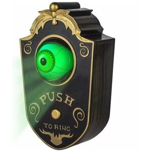 Neige - Halloween Decoration for Indoor and Outdoor, Talking Doorbell for Halloween Decor with Light Up Eyeball