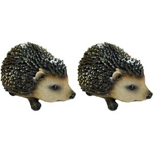SELECTIONS Hoglet Baby Hedgehog Resin Garden Ornament (Set of 2)