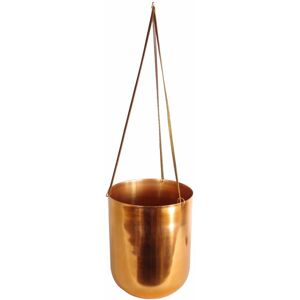 Leaf Copper Hanging Planter 18 x 22cm