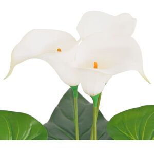 Berkfield Home - Mayfair Artificial Calla Lily Plant with Pot 85 cm White