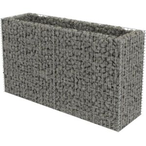 Berkfield Home - Mayfair Gabion Raised Bed Galvanised Steel 180x50x100 cm