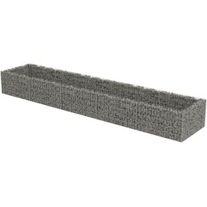 Berkfield Home - Mayfair Gabion Raised Bed Galvanised Steel 450x90x50 cm