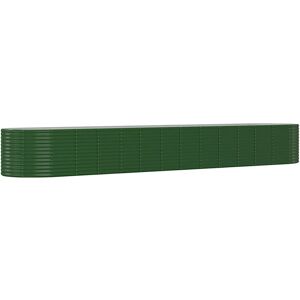 BERKFIELD HOME Mayfair Garden Planter Green 554x100x68 cm Powder-coated Steel