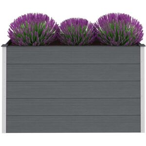 BERKFIELD HOME Mayfair Garden Raised Bed wpc 150x50x91 cm Grey