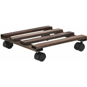 Berkfield Home - Mayfair Plant Rollers 4 pcs Cedar Wood 25x25 cm