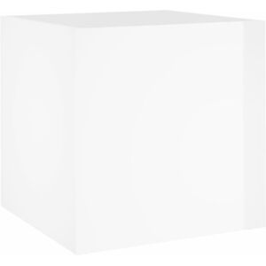 Berkfield Home - Mayfair Planter Box High Gloss White 40x40x40 cm Engineered Wood