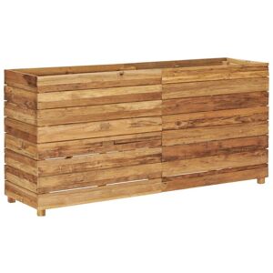 BERKFIELD HOME Mayfair Raised Bed 150x40x72 cm Recycled Teak and Steel