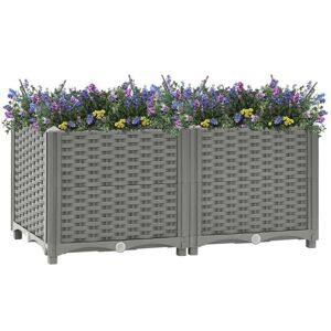 BERKFIELD HOME Mayfair Raised Bed 80x40x38 cm Polypropylene