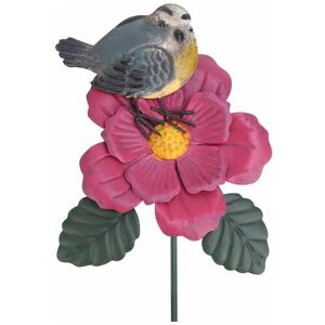 Lune - Moon-Bird Garden And Flower Stake, Outdoor Lawn Decoration