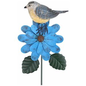 Lune - Moon-Bird Garden And Flower Stake, Outdoor Lawn Decoration