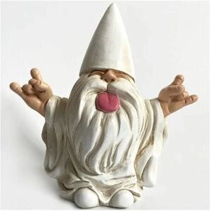 Lune - moon-George The Dwarf Rocker This Garden Gnome will rock Your Enchanted Mini World,