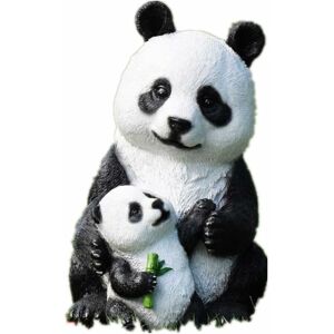 Pesce - Outdoor garden panda sculpture, garden yard statue, resin ornament, lifelike vivid image