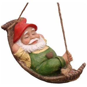 Neige - Outdoor Hanging Gnome Garden Ornaments for Tree Decoration, Sleeping Gnomes Outdoor Statues, 18cm