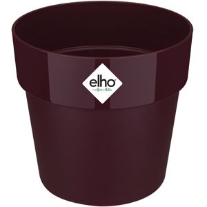 Elho - Plant Pot Flower Pot Recycled Recyclable Plastic Mint Peach Mulberry Round Frost-Resistant Size Choice Colour Choice maulbeere/2,9 Liter (de)