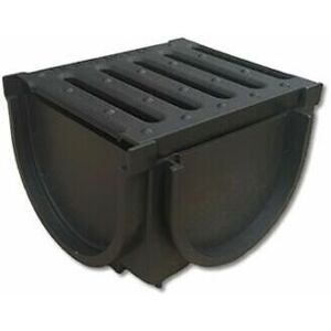 VISS Plastic Drainage Corner Channels for Driveways Linear Plastic Drain Heavy Duty