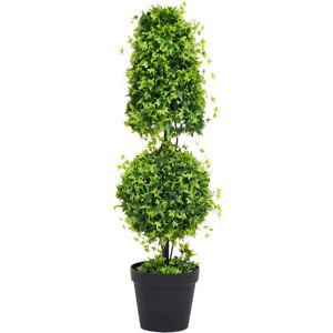 Berkfield Home - Royalton Artificial Boxwood Plant with Pot Green 100 cm