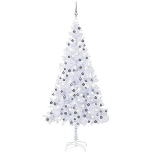 Artificial Christmas Tree with LEDs&Ball Set l 240 cm White - Royalton