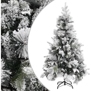 Christmas Tree with Flocked Snow&Cones 195 cm pvc&pe - Royalton