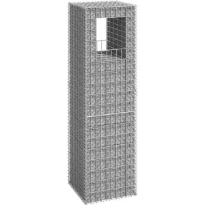 Berkfield Home - Royalton Gabion Basket Post 50x50x180 cm Iron