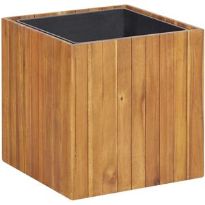 Garden Raised Bed Pot 43.5x43.5x44 cm Solid Acacia Wood - Royalton