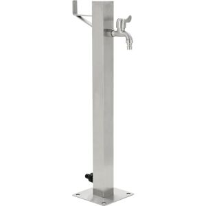 BERKFIELD HOME Royalton Garden Water Column Stainless Steel Square 65 cm